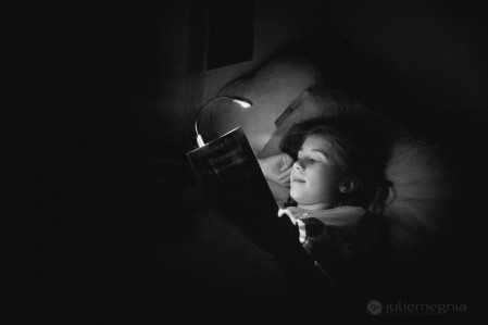 photograph of reading light in night light